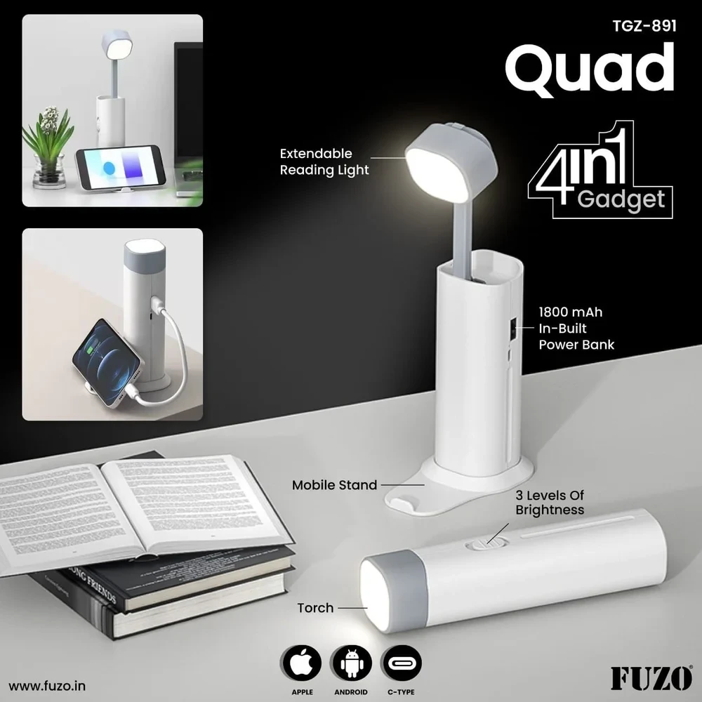 White Quad 4in1 gadget