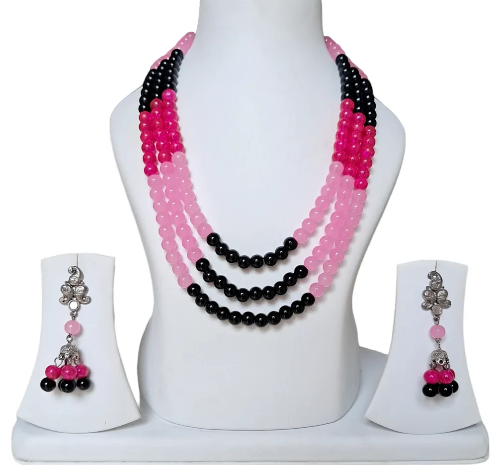 Green Necklace Set ., Occasion: Party