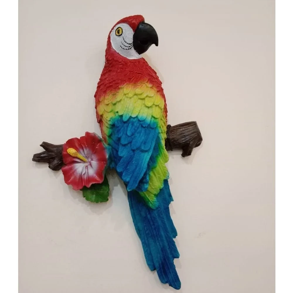 Resin Small Parrot Garden Decor