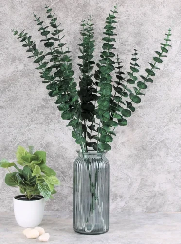Artificial Eucalyptus Flower Sticks for Decoration Pack of 2