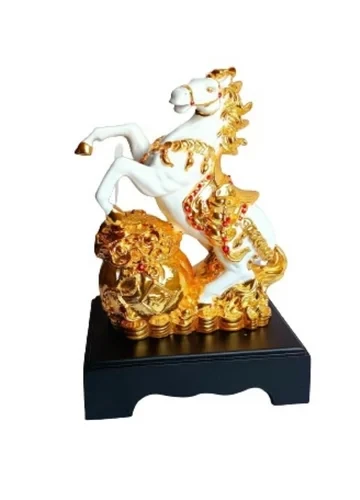 Polyresin Jumping Horse