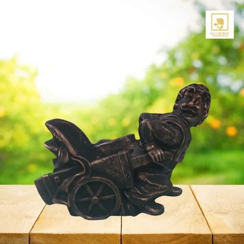 Cart Man Showpiece