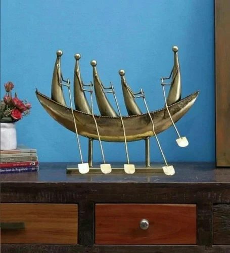 Home Decor Boat Golden