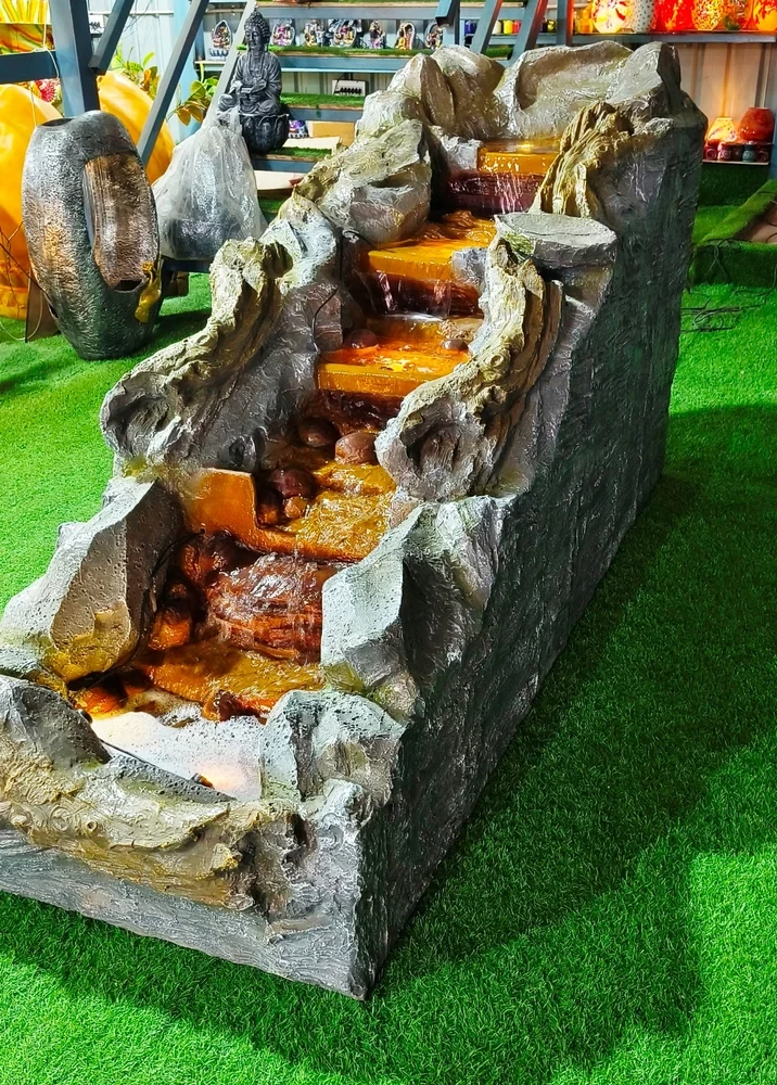 7 feet Long Flowing Mountain Stream Water Fountain
