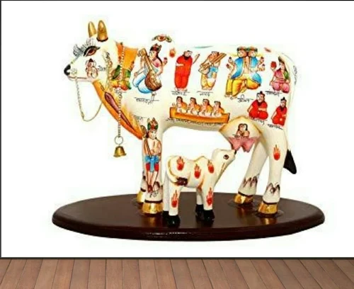 Kamdhenu Cow Table Decor