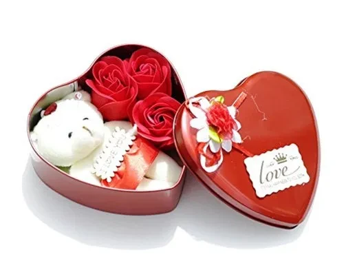 Valentine Day Heart Shaped Box Pack of 2