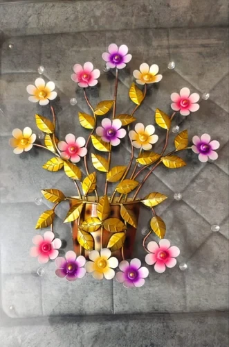 Floral Handcrafted Metal Wall Art