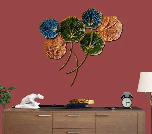 Lotus Leaf Metal Wall Art