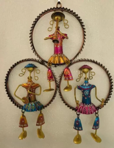 3 Ring Musician Metal Wall Art