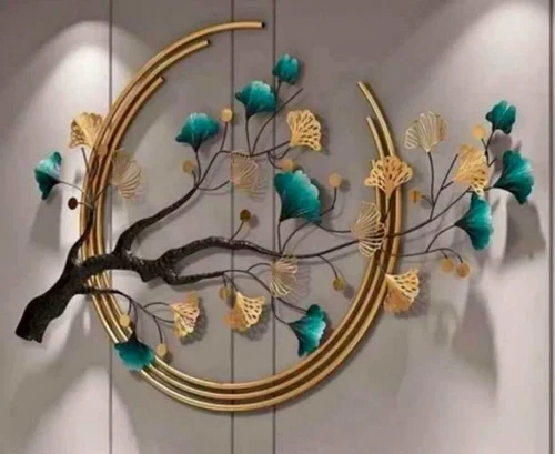 3D Tree Design Metal Wall Art