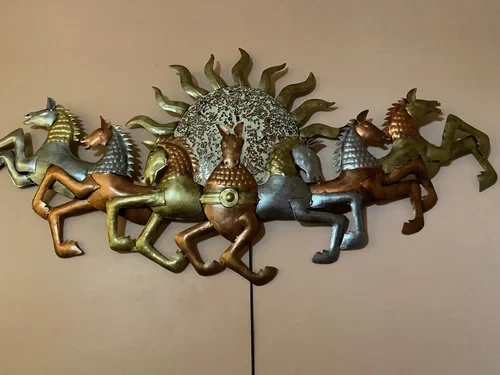 7 Horse Wall Decor