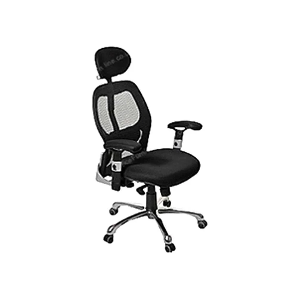 Mesh Boss Chair With Headrest and Adjustable Handle