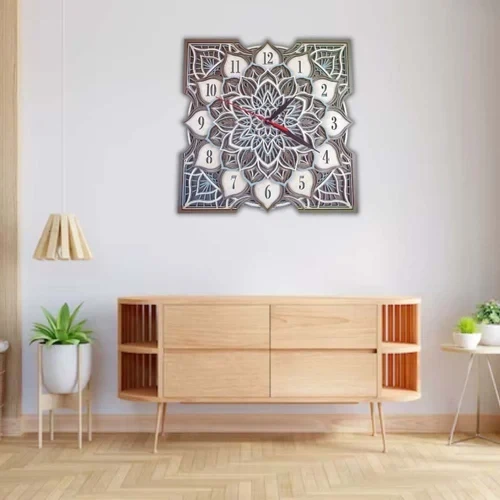 3D MWC16 Wooden Wall Clock